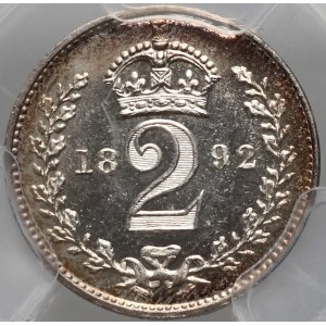 Great Britain, Victoria, 2 pence 1892, Maundy