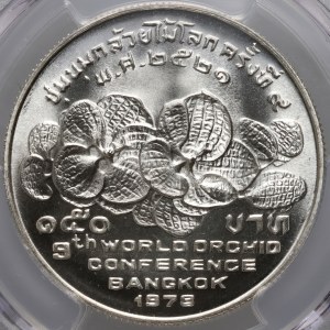 Thailand, Rama IX, 150 baht 1978, Bangkok Conference in 1978