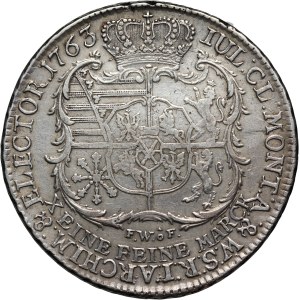 Frederick Krystian, 1763 FWôF thaler, Dresden
