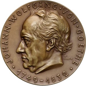 Germany, Medal from 1932, Johann Wolfgang von Goethe, Goetz