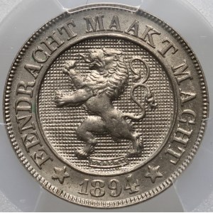Belgium, Leopold II, 10 centimen 1894