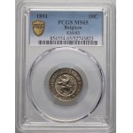 Belgium, Leopold II, 10 centimen 1894
