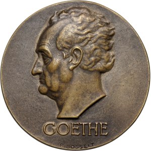 Germany, Medal from 1932, Johann Wolfgang von Goethe