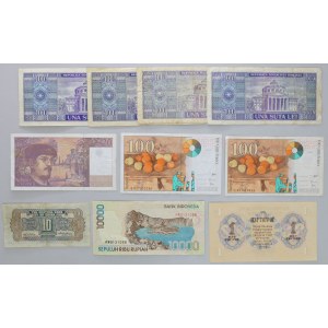 World, exotic, set of interesting banknotes, (4 pieces)