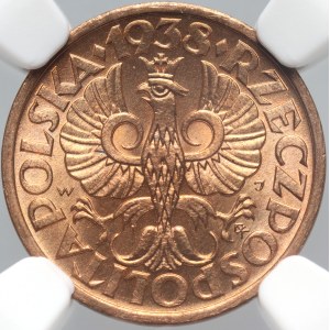 II RP, penny 1938, Warsaw