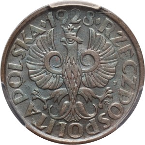 II RP, 2 pennies 1928, Warsaw