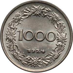 Austria, 1000 corone 1924
