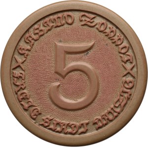 Free City of Gdansk, Casino Sopot, token of 5 guilders