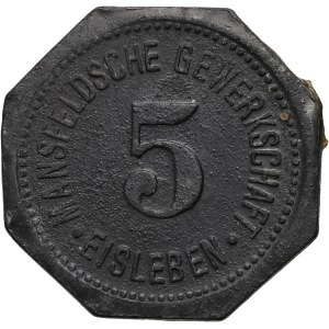 Germany, Eisleben, 5 pfennig 1918