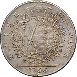 Germany, Saxony, Frederick Augustus III, thaler 1766 EDC, Leipzig
