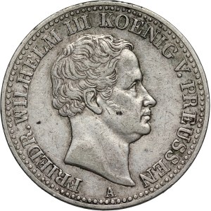Germany, Prussia, Frederick William III, Mining Thaler 1839 A, Berlin