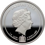 Samoa, 5 dollars 2023, Batman