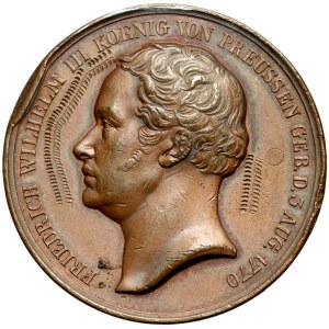 19th century, Germany, Prussia, medal of 1840, Death of King Friedrich Wilhelm III