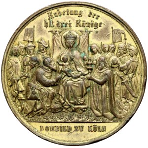 Germany, medal from 1880, Completion of the Cologne Cathedral