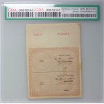 II RP, Assignment for 100 zlotys (1939), Series A, no date or stamp