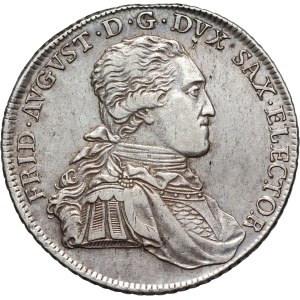 Saxony, Frederick August III, Thaler 1796 IEC, Dresden