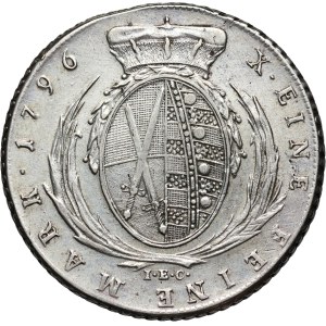 Saxony, Frederick August III, Thaler 1796 IEC, Dresden