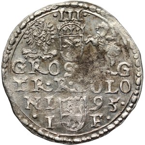 Žigmund III Vasa, trojak 1595, Olkusz