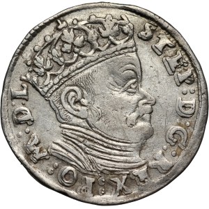 Stefan Batory, trojak 1584, Vilnius