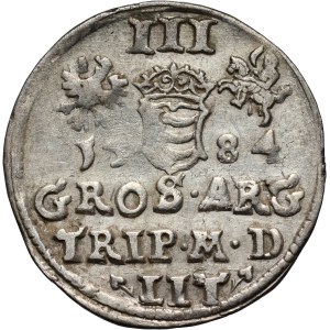 Stefan Batory, trojak 1584, Vilnius