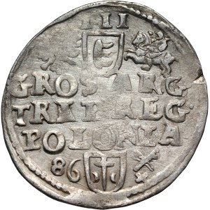 Stefan Batory, trojak 1586, Poznań