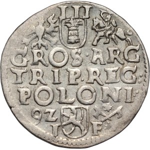 Sigismund III Vasa, trojak 1592, Poznań