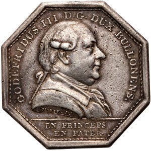 Belgium, Bouillon, medal from 1788, Duke Godfrey III