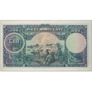 Latvia, 500 Latu 1929