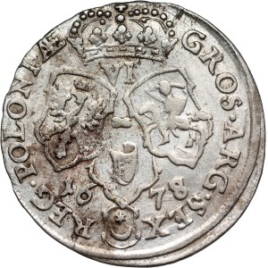 Ján III Sobieski, šesťpenca 1678, Bydgoszcz