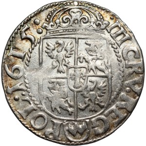 Sigismund III Vasa, 3 krajcary 1615, Kraków.