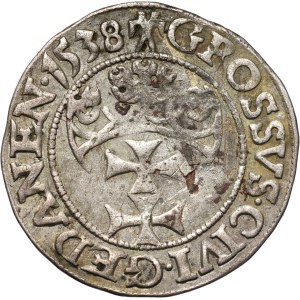 Sigismund I the Old, penny 1538, Gdańsk