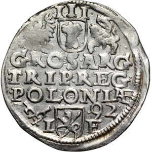 Sigismund III Vasa, trojak 1592, Poznań