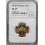 III RP, 2 zloty 1994, Warsaw