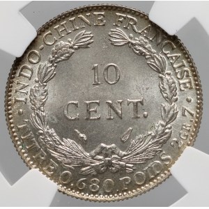 French Indochina, 10 Cents 1937, Paris