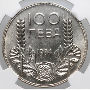 Bulgaria, Boris III, 100 leva 1934