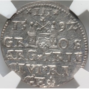 Sigismund III Vasa, trojak 1592, Riga