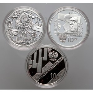 Third Republic, set of collector coins from 2009-2014, (3 pieces)