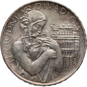 Czechoslovakia, 500 Korun 1983, National Theatre in Prague