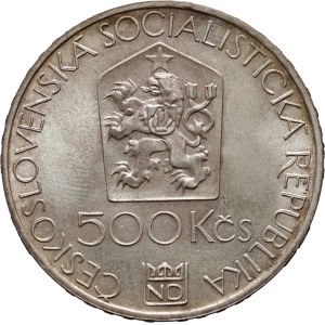 Czechoslovakia, 500 Korun 1983, National Theatre in Prague
