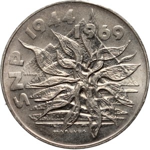 Czechoslovakia, 25 Korun 1969, 25th Anniversary of 1944 Slovak National Uprising
