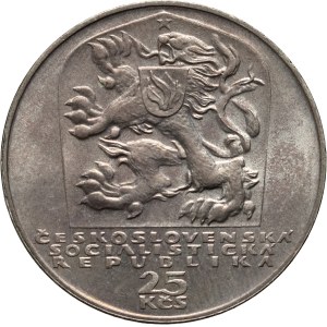 Czechoslovakia, 25 Korun 1969, 25th Anniversary of 1944 Slovak National Uprising