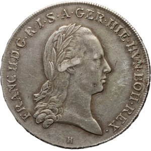 Austrian Netherlands, Francis I, thaler 1797 H, Günzburg