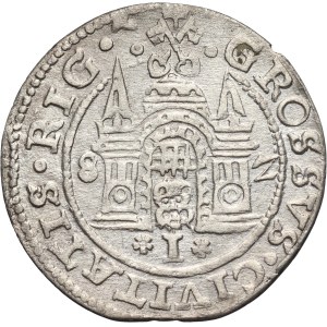 Stefan Batory, penny 1582, Riga