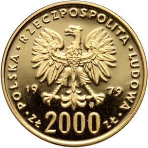 People's Republic of Poland, 2000 gold 1979, Nicolaus Copernicus