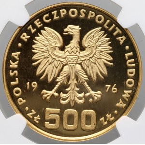 People's Republic of Poland, 500 gold 1976, Tadeusz Kosciuszko, SAMPLE, gold