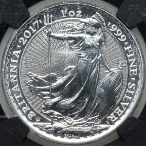 Great Britain, Elizabeth II, 2 Pounds 2017, Britannia