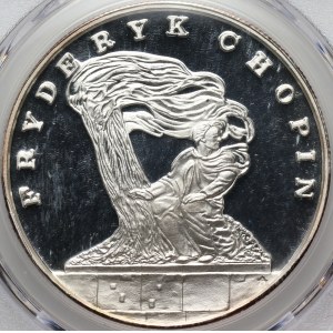 III RP, 100000 zl 1990, Small triptych, Frederic Chopin