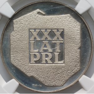 PRL, 200 złotych 1974, XXX Lat PRL, stempel lustrzany, PROOF