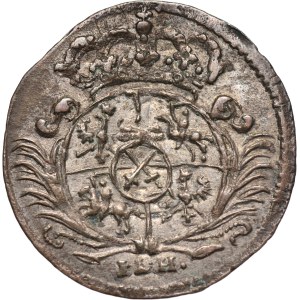 August II Mocny, halerz 1698 ILH, Drezno