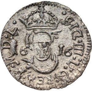 Sigismondo III Vasa, scellino del 1616, Vilnius